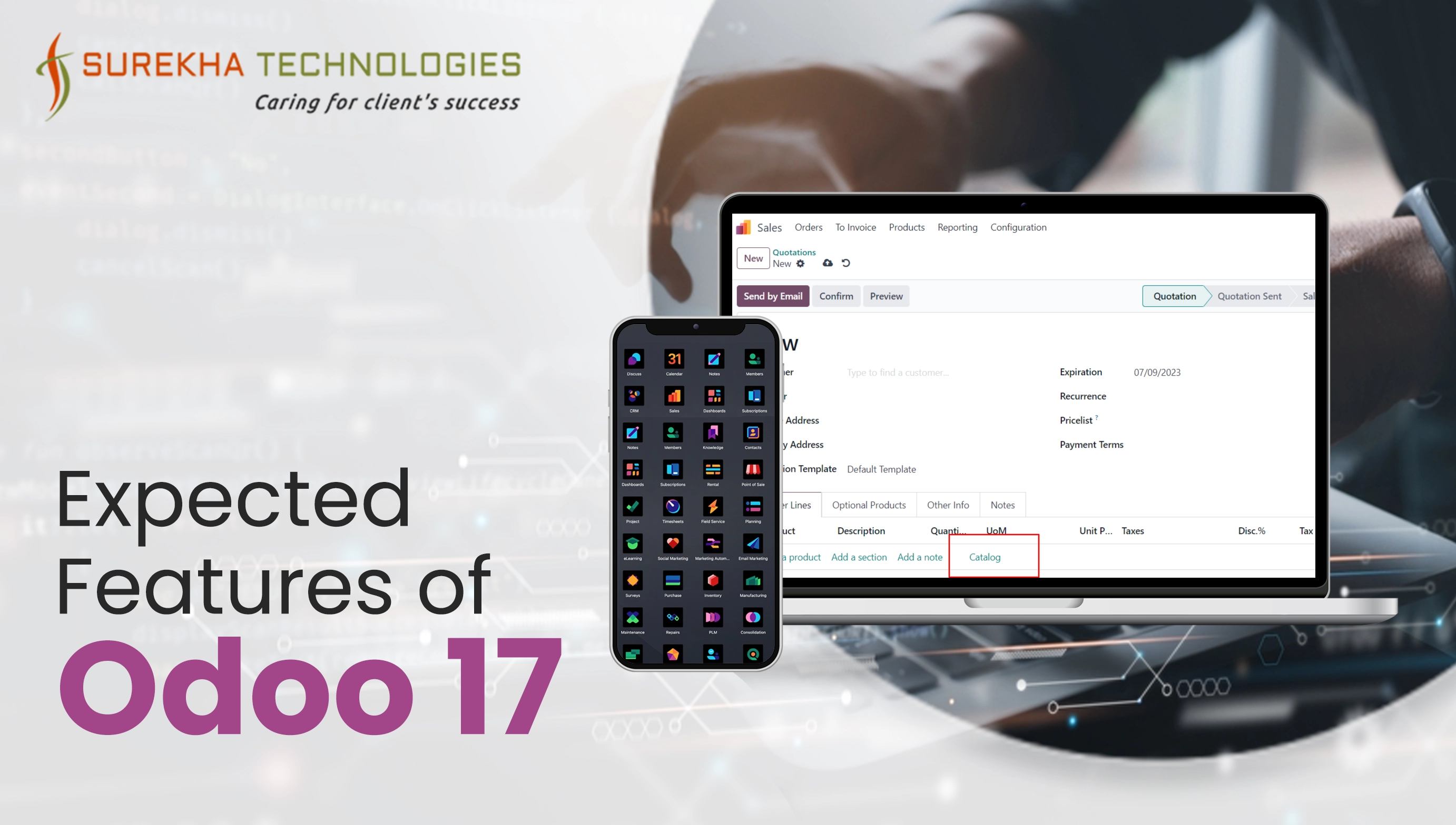 Expected features of Odoo 17