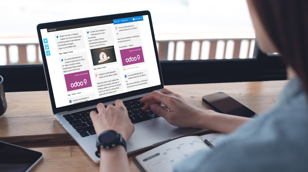 Social Feeds Mashup Portlet