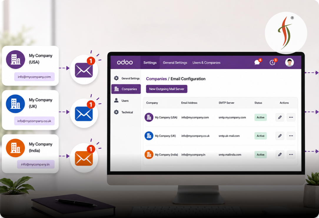 Company Wise Email Configuration