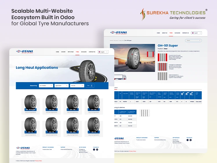 Migration WordPress Website to Odoo for Leading Tyre Manufacturer_3