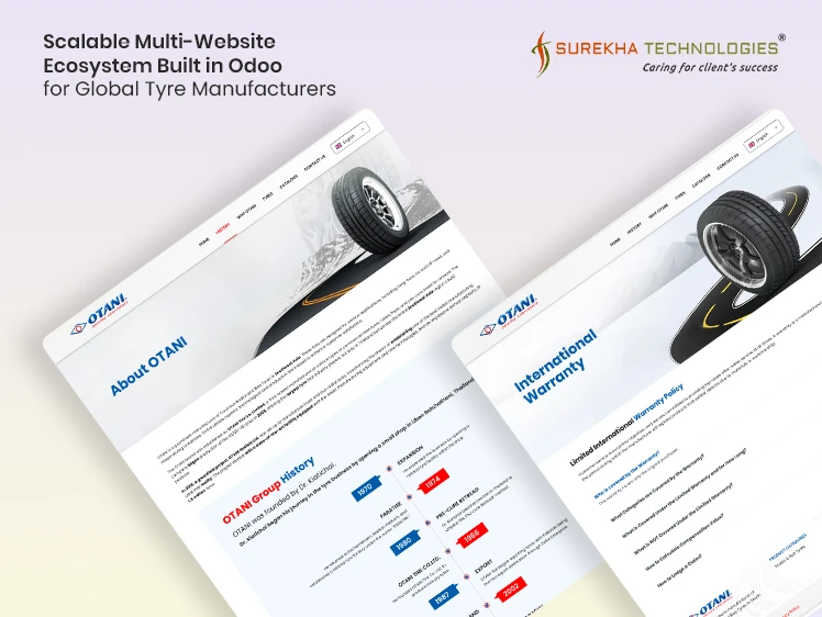 Migration WordPress Website to Odoo for Leading Tyre Manufacturer_4