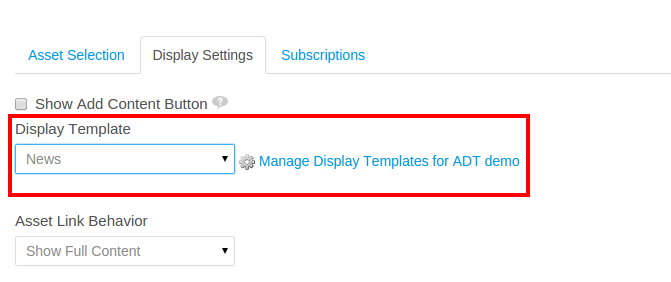 Create New Template using Liferay ADT