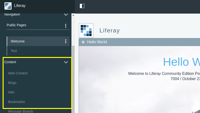 Can not see Document and Media Portlet in Liferay Portal