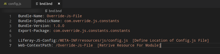 Confiigure bnd file and deploy the module