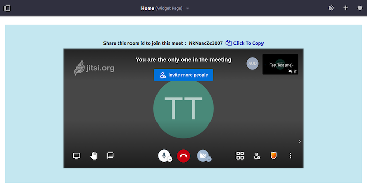 Create Meeting Room for Video Conferencing inside Liferay