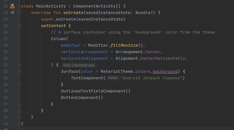 Create Basic form in Jetpack Compose