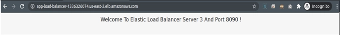 successfully Configured Application Load Balancer