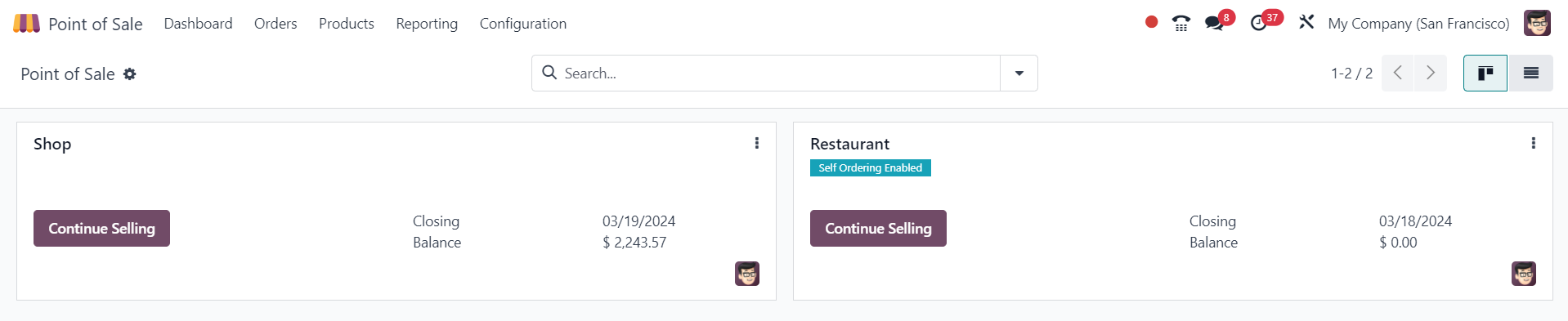 Creating a New Order in Odoo 17 PoS