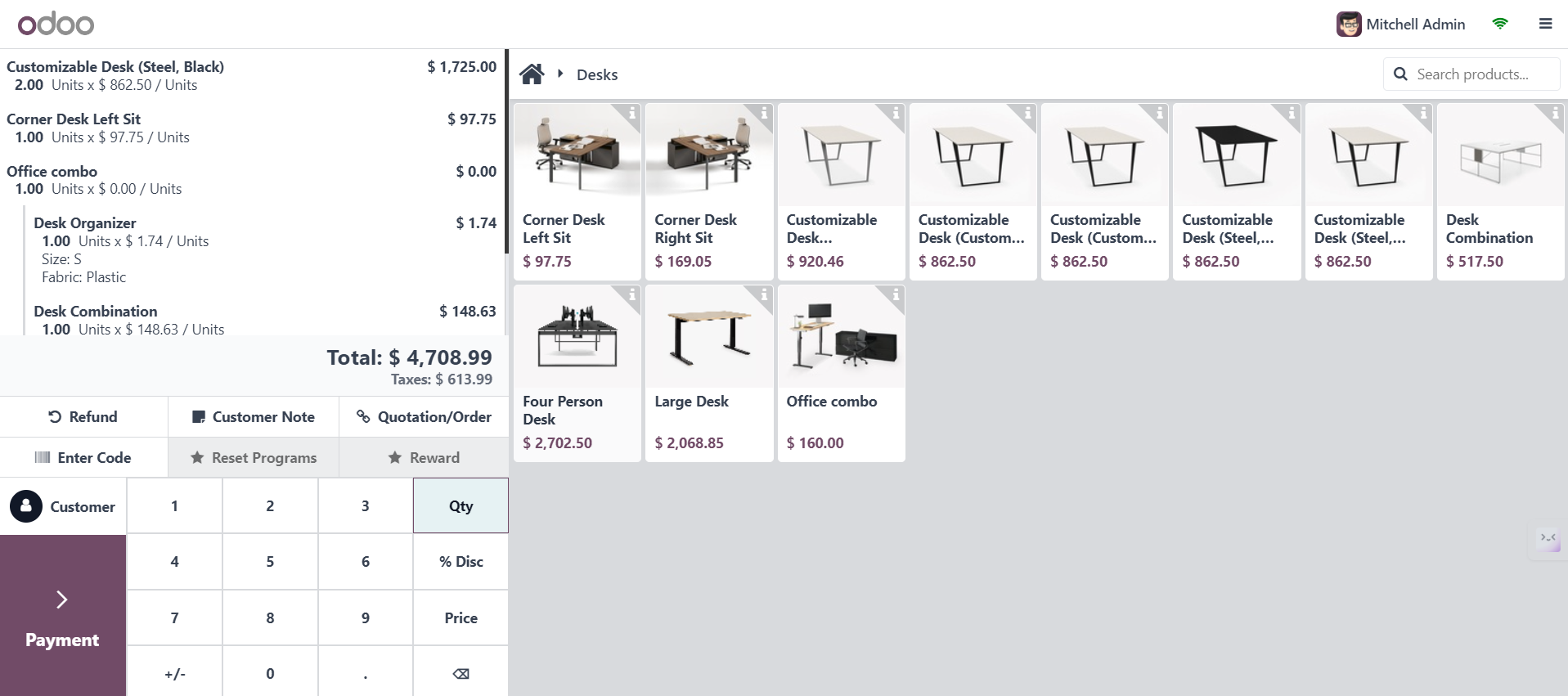 Modifying the Order in Odoo 17 Point of Sale