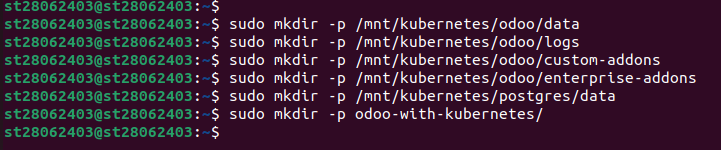 directory setup code