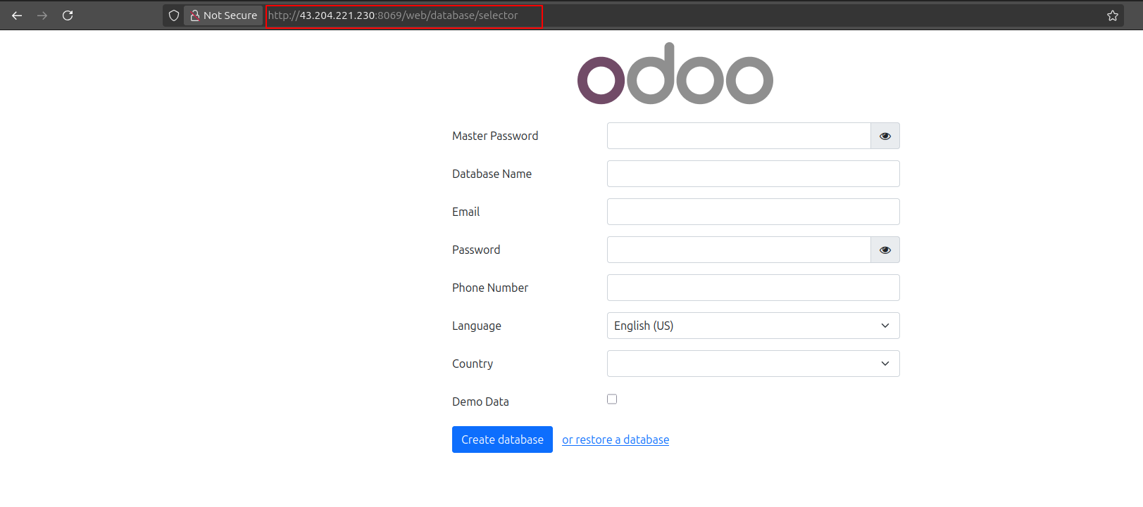 Create Database