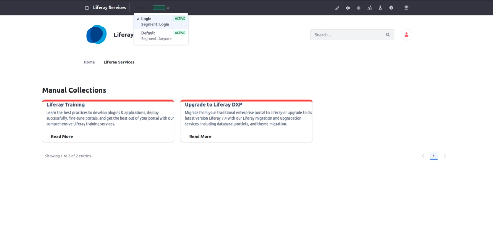 Login User View