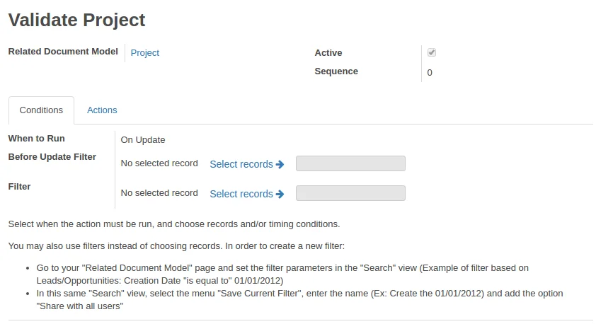 Perform Automated Actions on Event Conditions