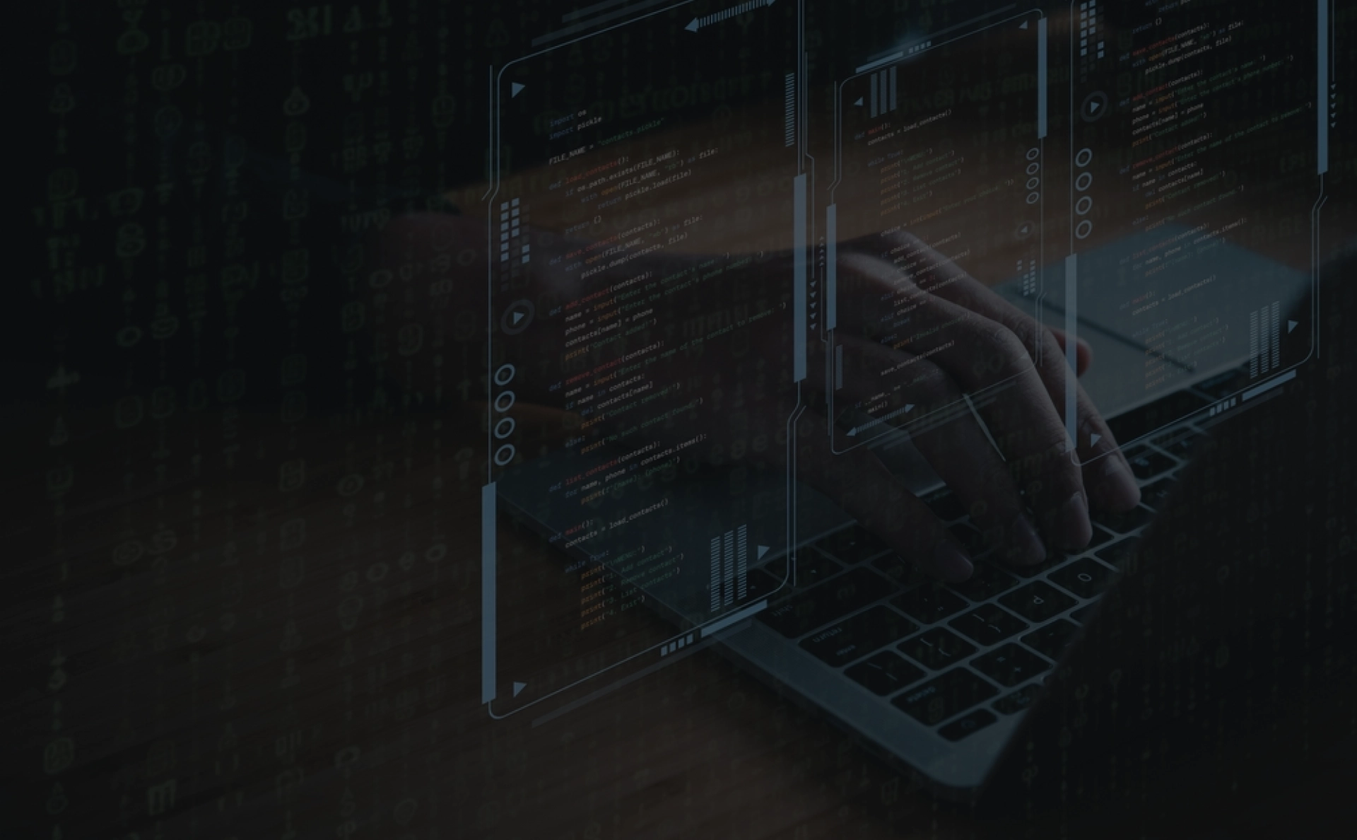 Digital Operation Background