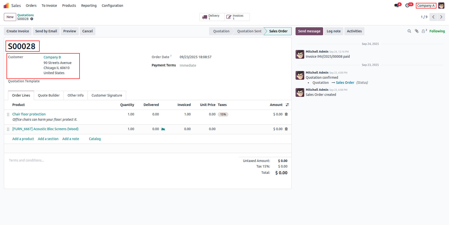 Internal Transactions in Odoo