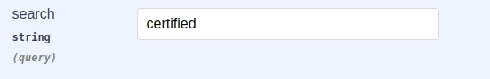 complex search input