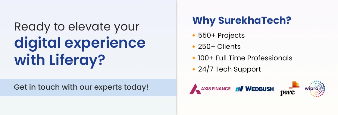 Get in touch with Our Liferay experts
