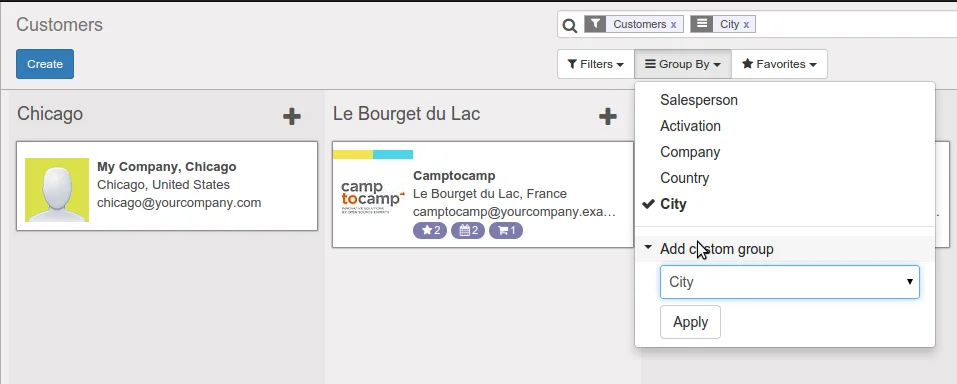 Create Custom View in Business Intelligence in Odoo 9