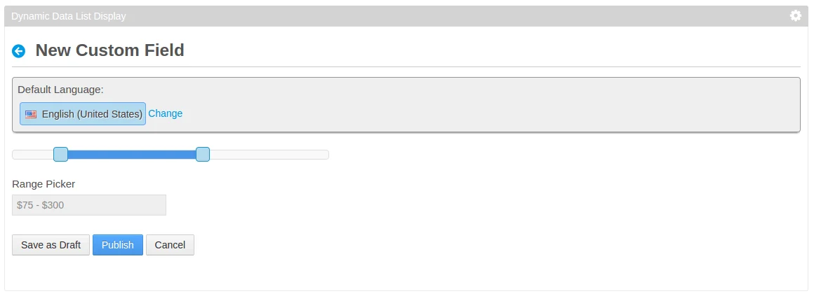 Dynamic Data Lists Form with Custom Field