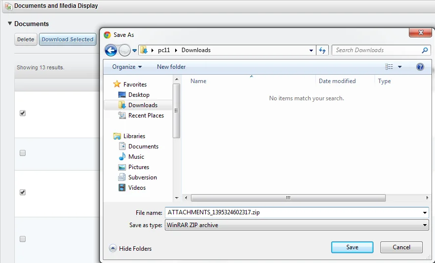 Download Multiple Files for Liferay Documents and Media Display Portlet