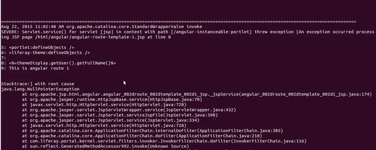 Single Page Application Liferay AngularJS