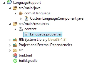 Folder Structure for Language Support in Liferay DXP