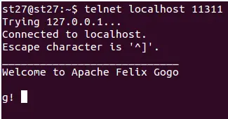 Connect Gogo Shell in Liferay for Ubuntu