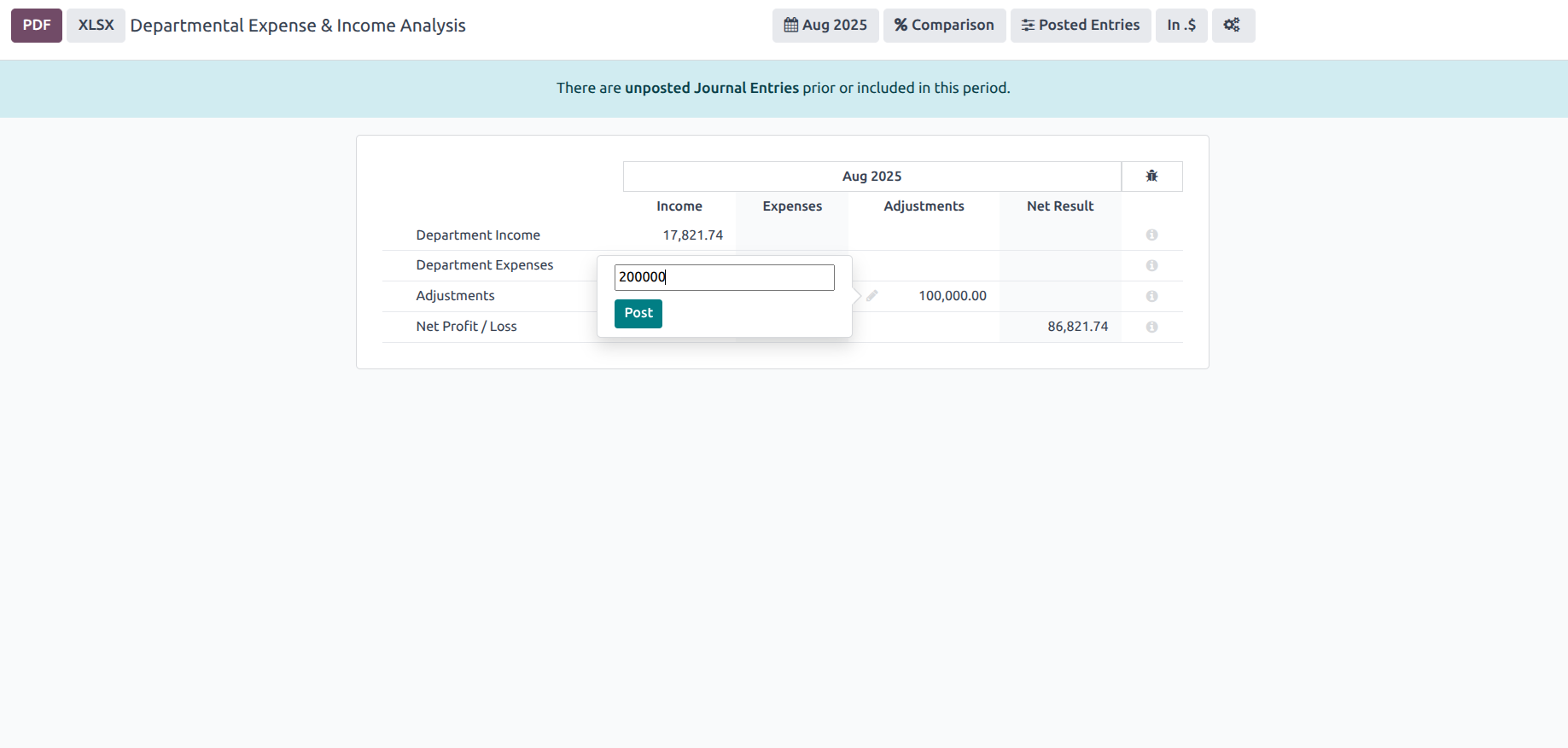 Odoo report customization