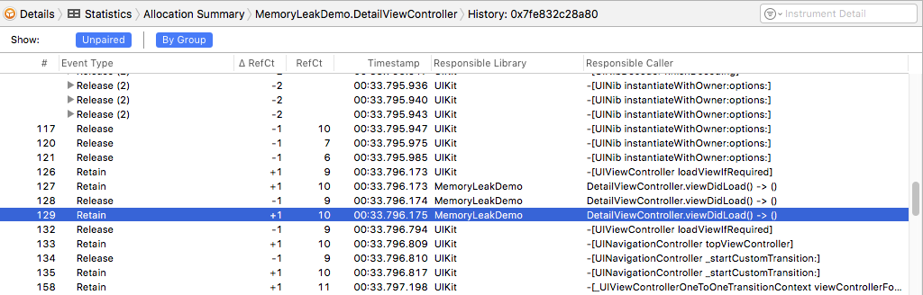 Select Any Instance to Track down the problem