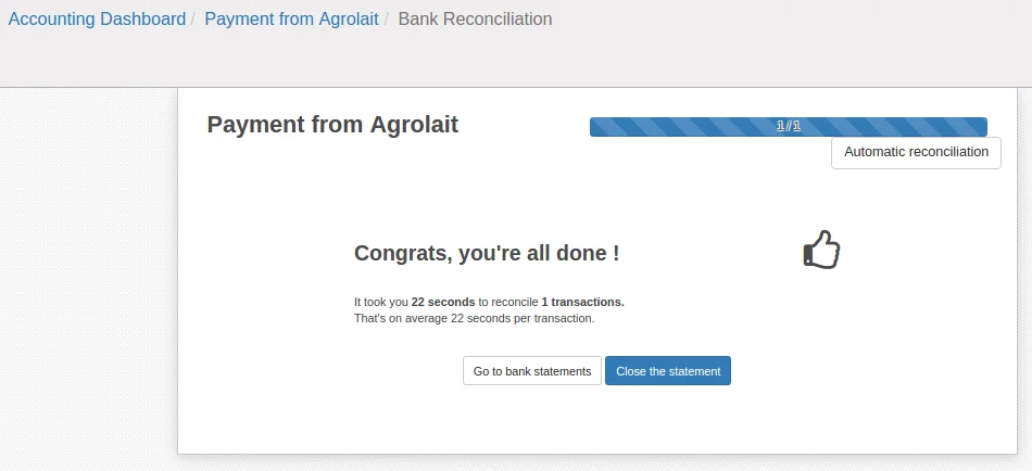 Account Reconciliation in odoo 9