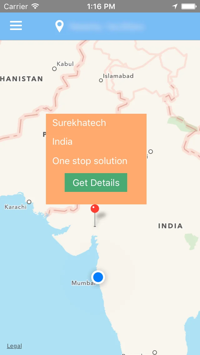 Custom callout map ios