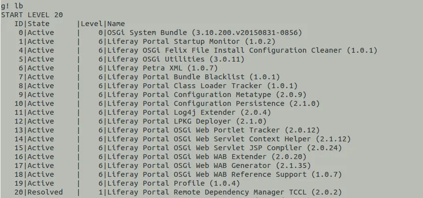 Gogo shell commands example