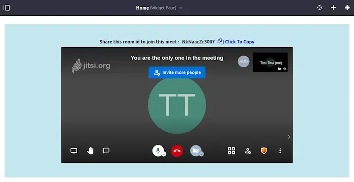 Create Meeting Room for Video Conferencing inside Liferay