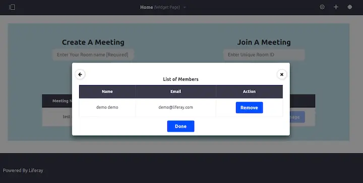 Remove Member from Meeting in Video Conferencing