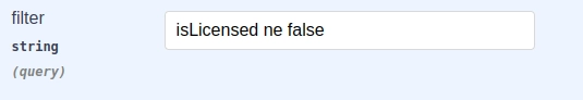 search with Boolean field input