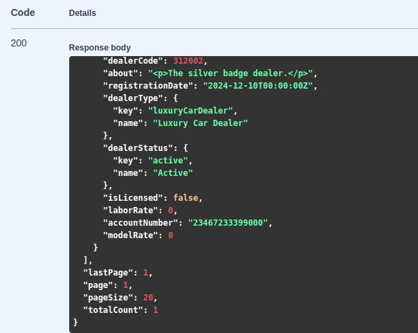 search with encrypted field output
