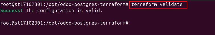 syntax of terraform code
