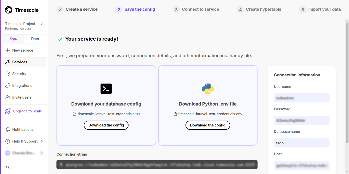download config file