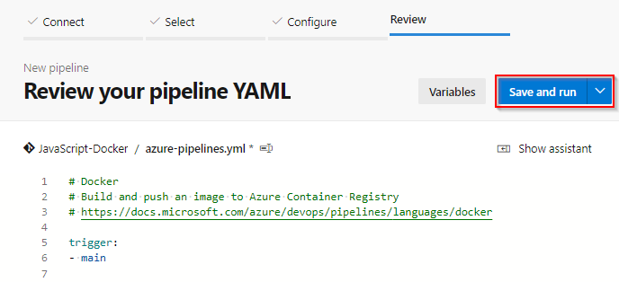 Review your pipeline