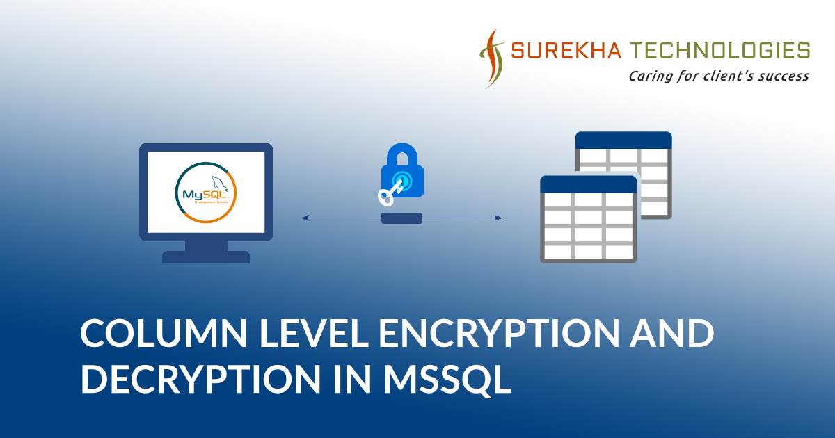 Column level Encryption and Decryption in MSSQL