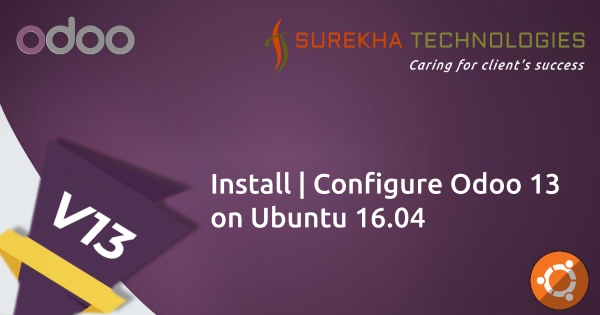 Install | Configure Odoo 13 on Ubuntu 16.04