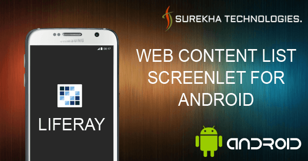 Web Content list screenlet for Android